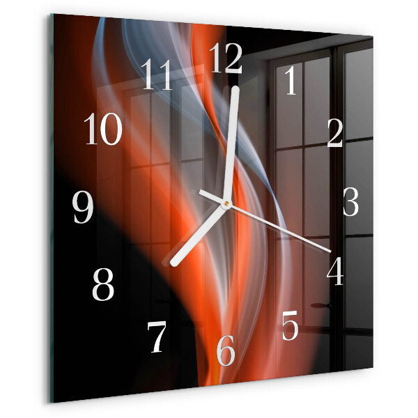 Reloj cuadrado Ondas de luz