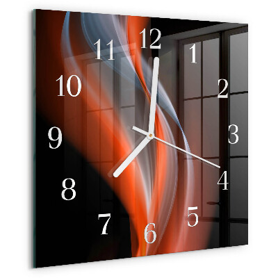 Reloj cuadrado Ondas de luz