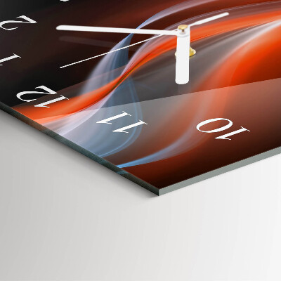 Reloj cuadrado Ondas de luz