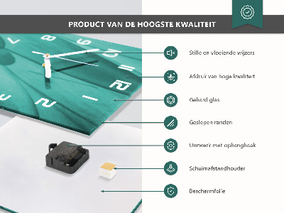Reloj de vidrio Vainilla
