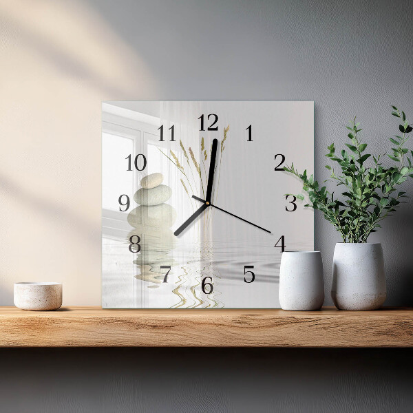 Reloj de vidrio Piedras