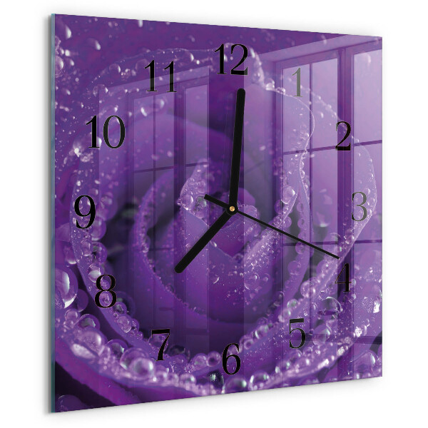 Reloj de vidrio Rosa