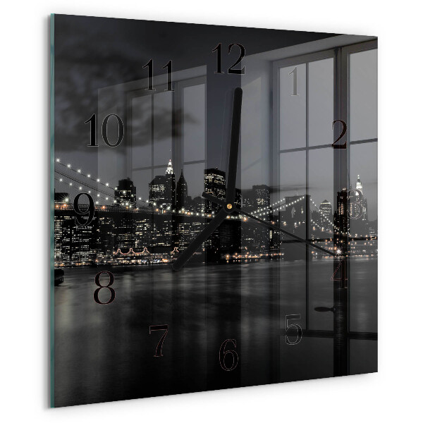 Reloj de vidrio Puente horizontal