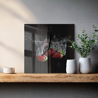 Reloj de vidrio fresas