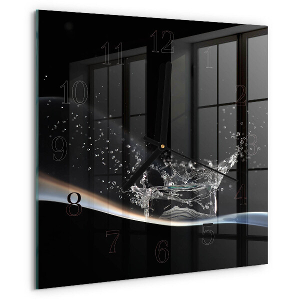 Reloj de vidrio Agua