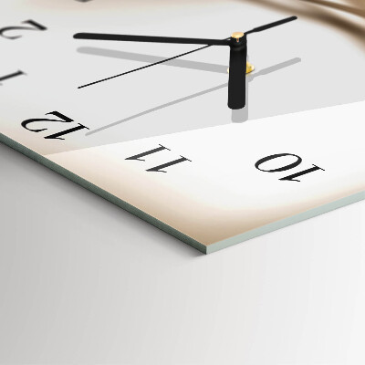 Reloj de vidrio Líneas abstractas