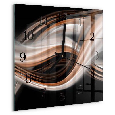 Reloj de vidrio Arte abstracto