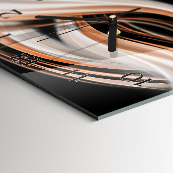 Reloj de vidrio Arte abstracto