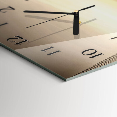 Reloj de vidrio Puente Sepia