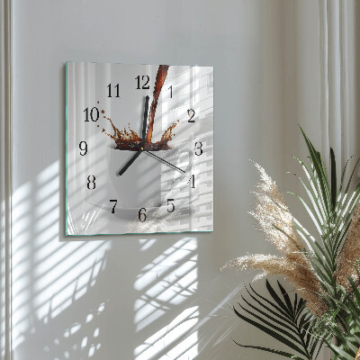 Reloj de vidrio Taza de café