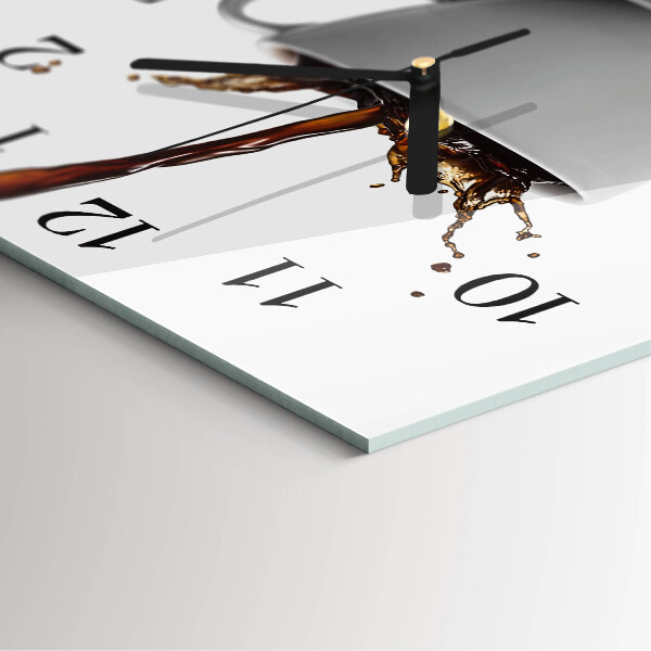 Reloj de vidrio Taza de café