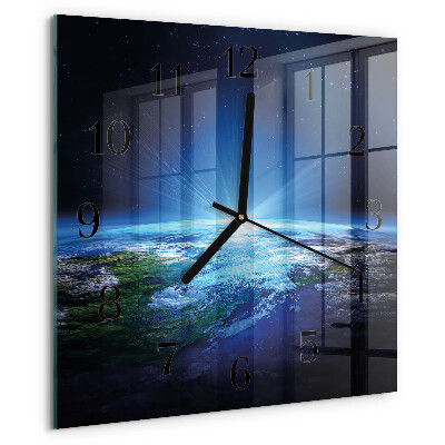 Reloj de vidrio El universo de la Tierra