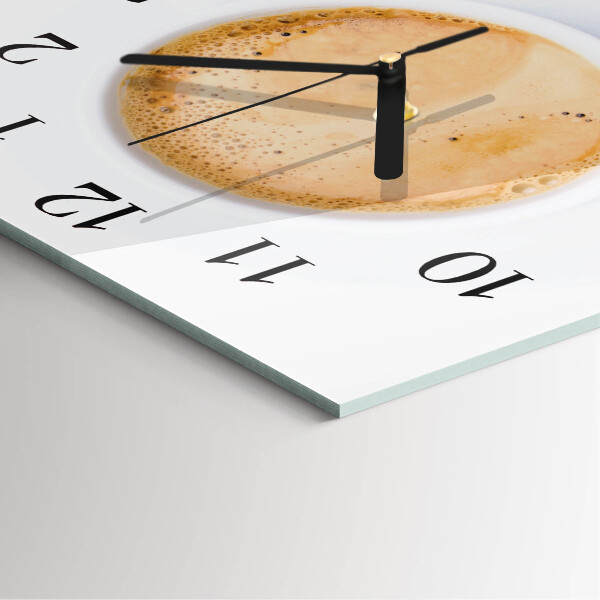 Reloj de vidrio Taza de café