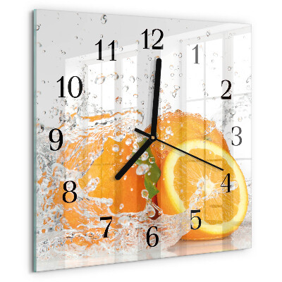 Reloj de vidrio Naranjas