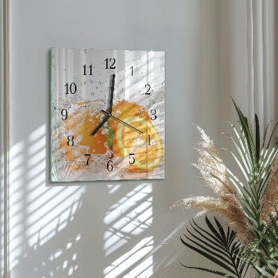 Reloj de vidrio Naranjas