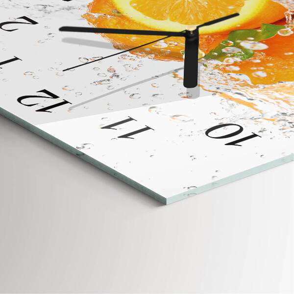 Reloj de vidrio Naranjas