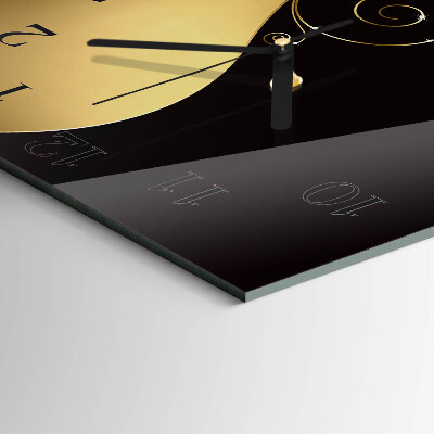 Reloj de vidrio Arte abstracto
