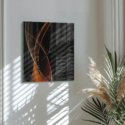 Reloj de vidrio Líneas abstractas