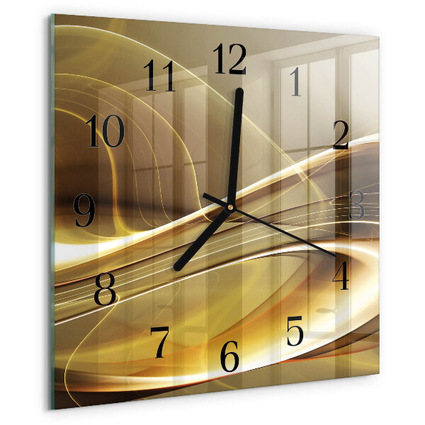 Reloj de vidrio Líneas abstractas