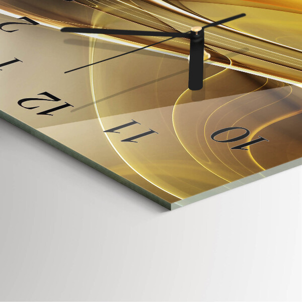 Reloj de vidrio Líneas abstractas