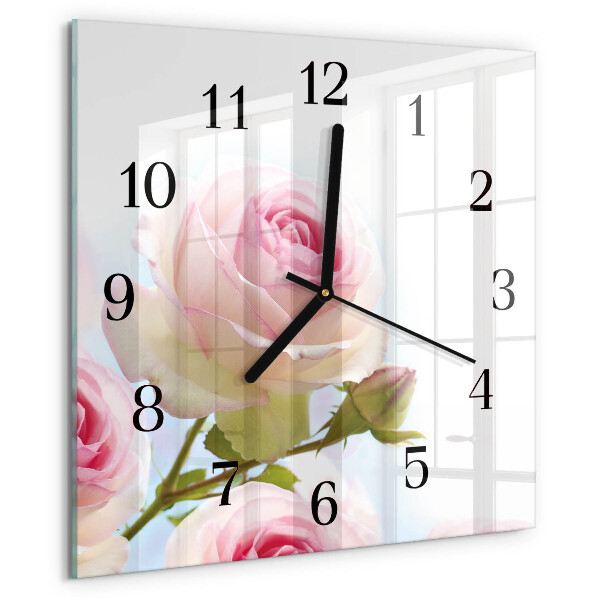 Reloj de vidrio Rosa