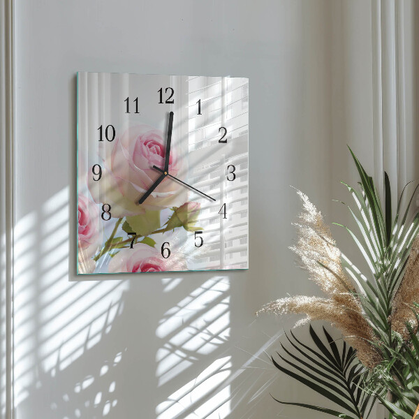 Reloj de vidrio Rosa