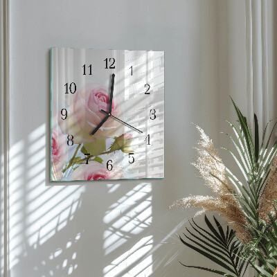 Reloj de vidrio Rosa