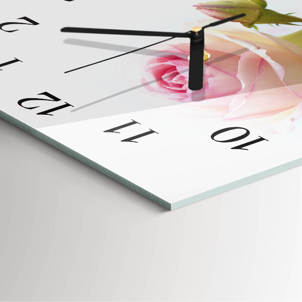 Reloj de vidrio Rosa