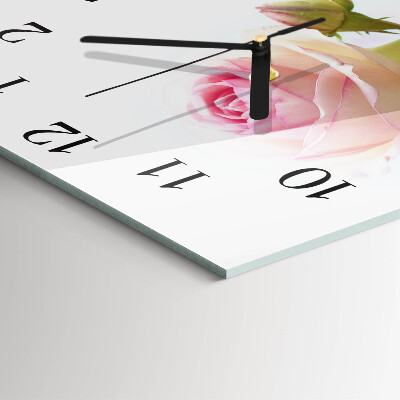 Reloj de vidrio Rosa