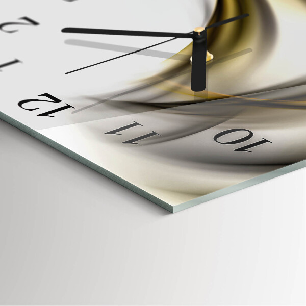 Reloj de vidrio Líneas abstractas