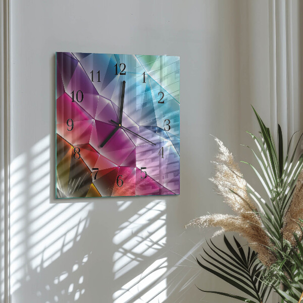 Reloj de vidrio Patrón 3D