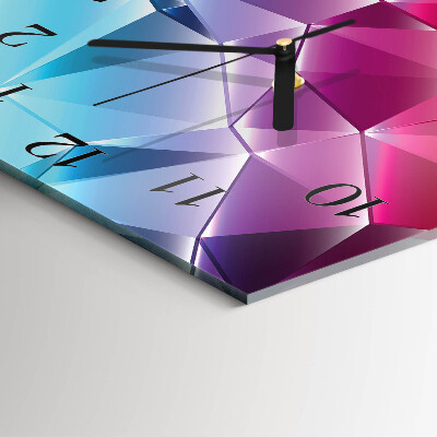 Reloj de vidrio Patrón 3D