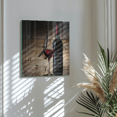 Reloj de vidrio Vino