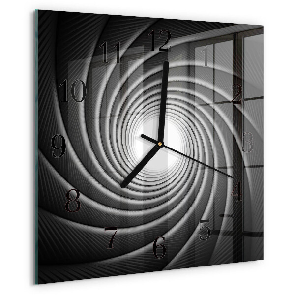 Reloj de vidrio Vórtice