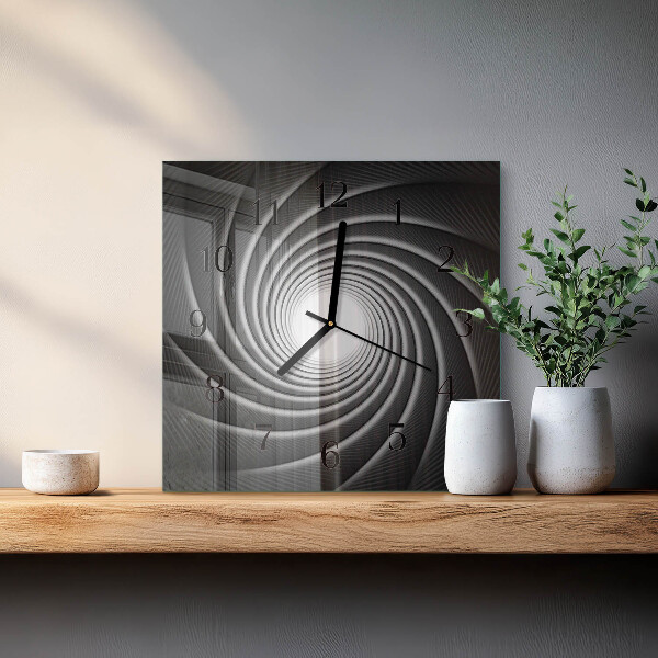 Reloj de vidrio Vórtice