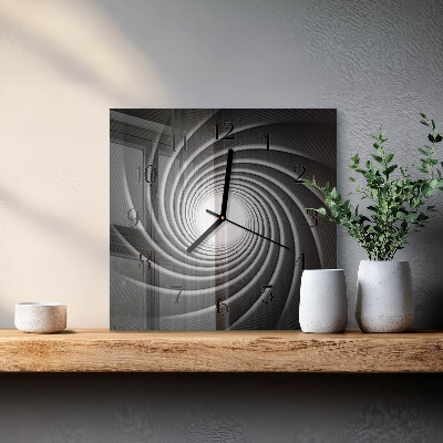 Reloj de vidrio Vórtice