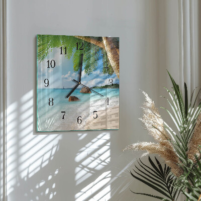 Reloj de vidrio Isla