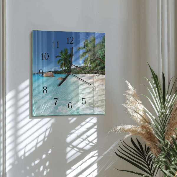 Reloj de vidrio Playa