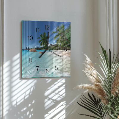 Reloj de vidrio Playa
