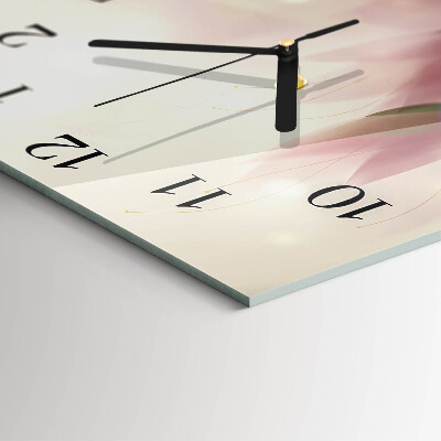 Reloj de vidrio Flores