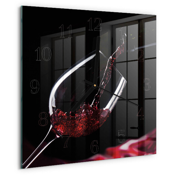 Reloj de vidrio Vino