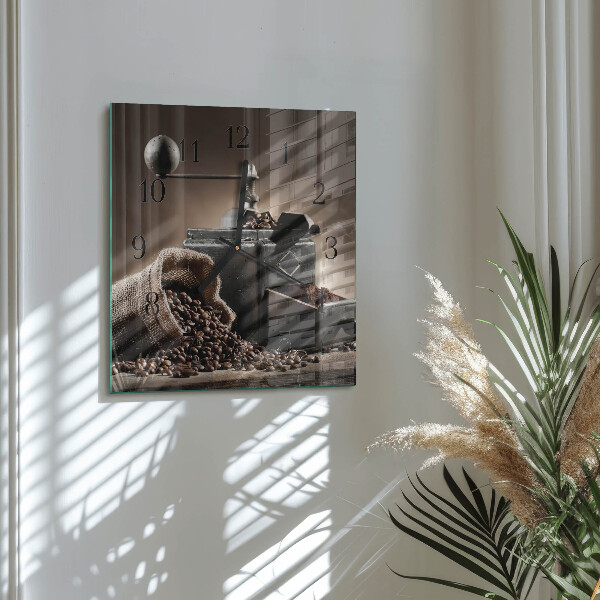 Reloj de vidrio Molinillo de café