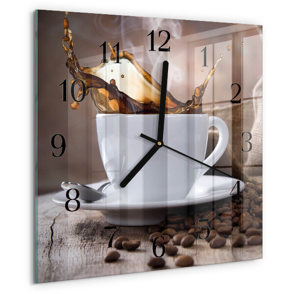 Reloj de vidrio Café