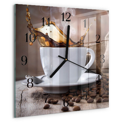 Reloj de vidrio Café