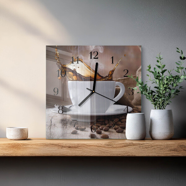 Reloj de vidrio Café