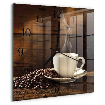 Reloj de vidrio Café