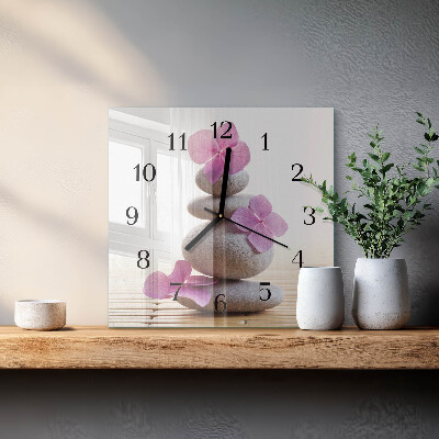 Reloj de vidrio Spa de piedra