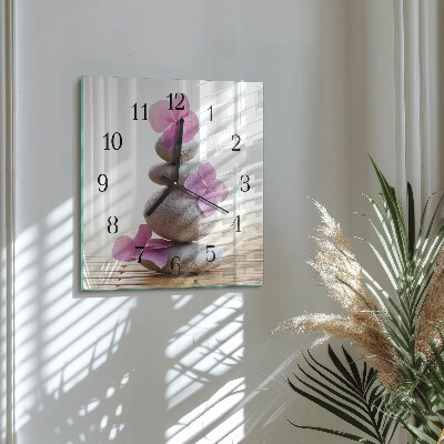 Reloj de vidrio Spa de piedra