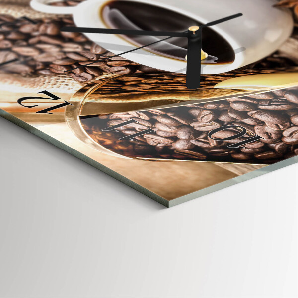Reloj de vidrio Café