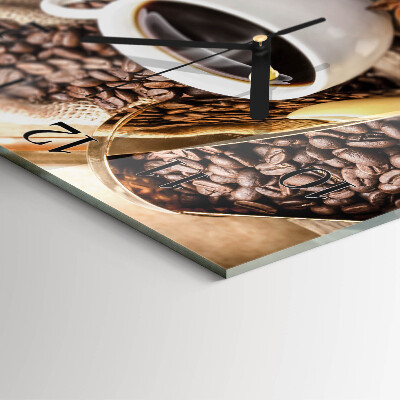 Reloj de vidrio Café